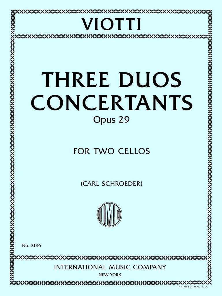 Three Duos Concertante Op 29