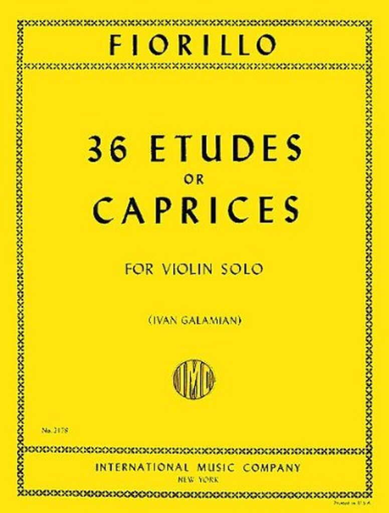 Studi O Capricci Op. 36 (Galamian)