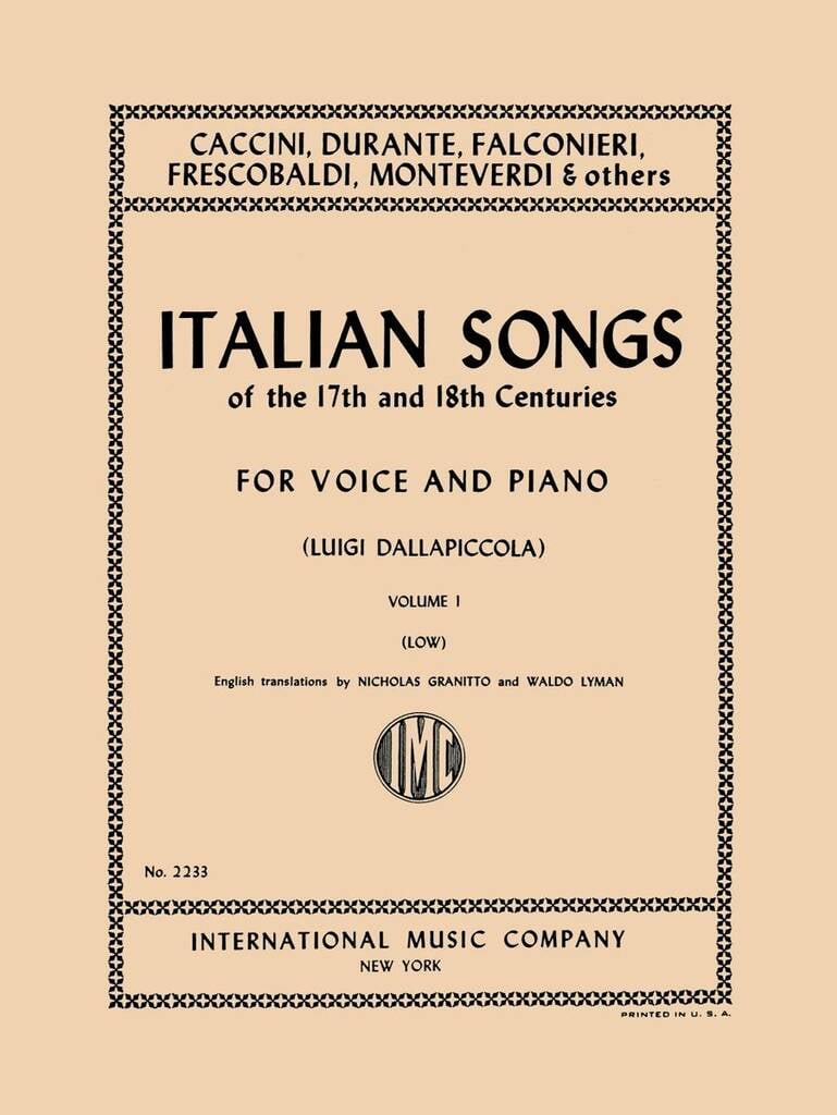 Arie It.30(Xvii E Xviii Sec.)Vol.1(Dallapiccola)