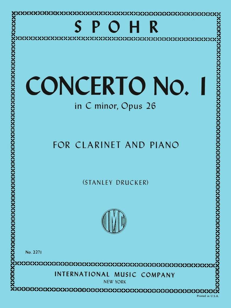 Concerto N. 1 Do M. Op. 26 (Drucker)