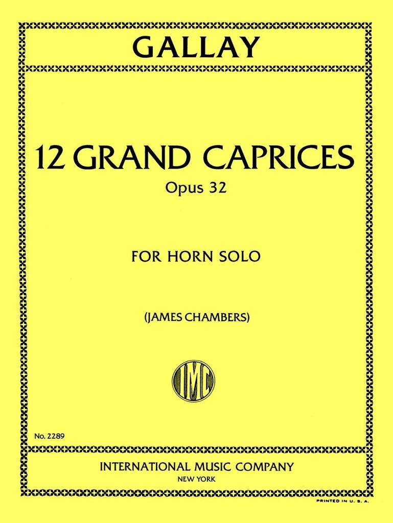 12 Grandi Capricci Op. 32 (Chambers)