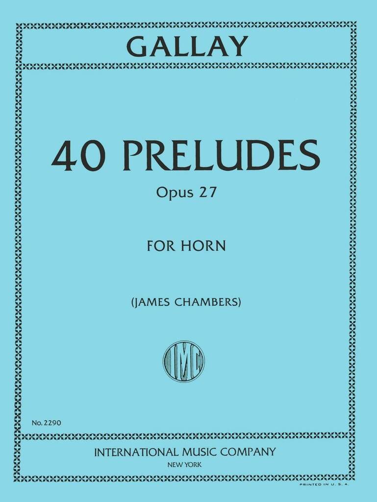 40 Preludi Op. 27 (Chambers)