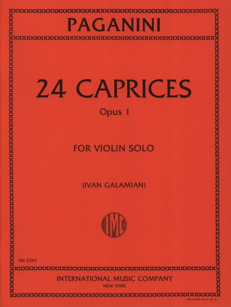 Capricci (24) Op. 1 (Galamian)