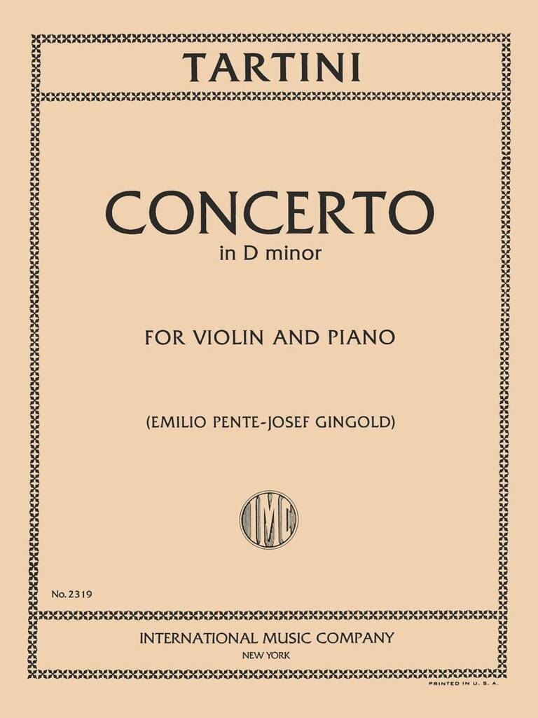 Concerto Re M. (Gingold)