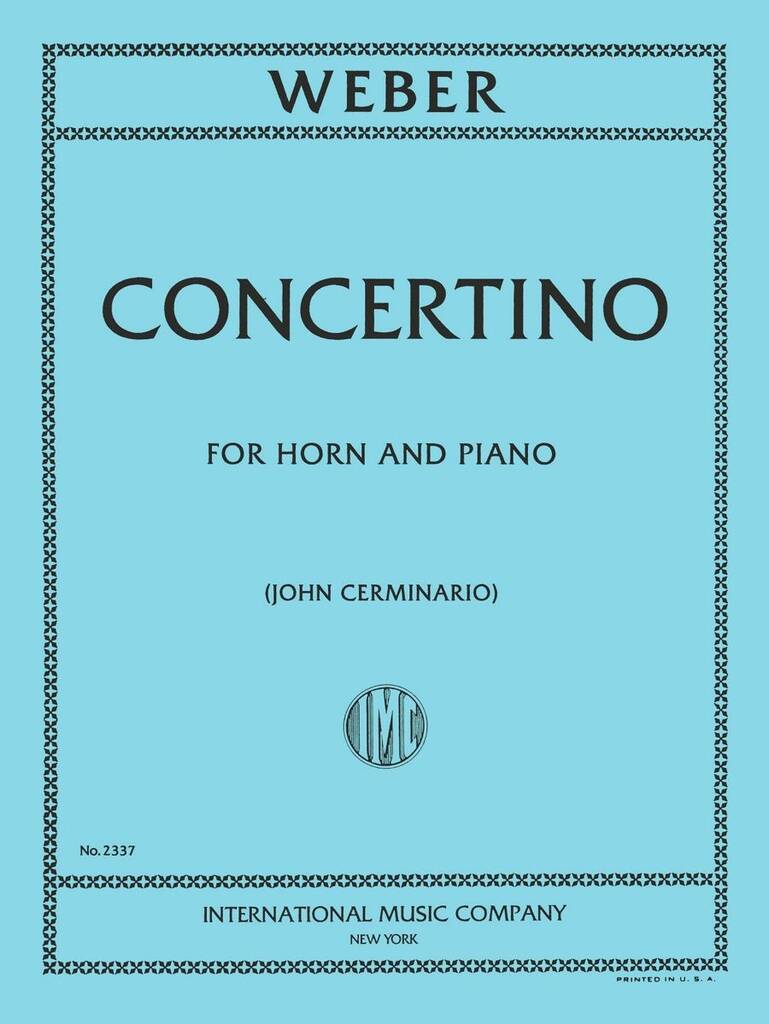Concertino Op. 45 (Cerminaro)