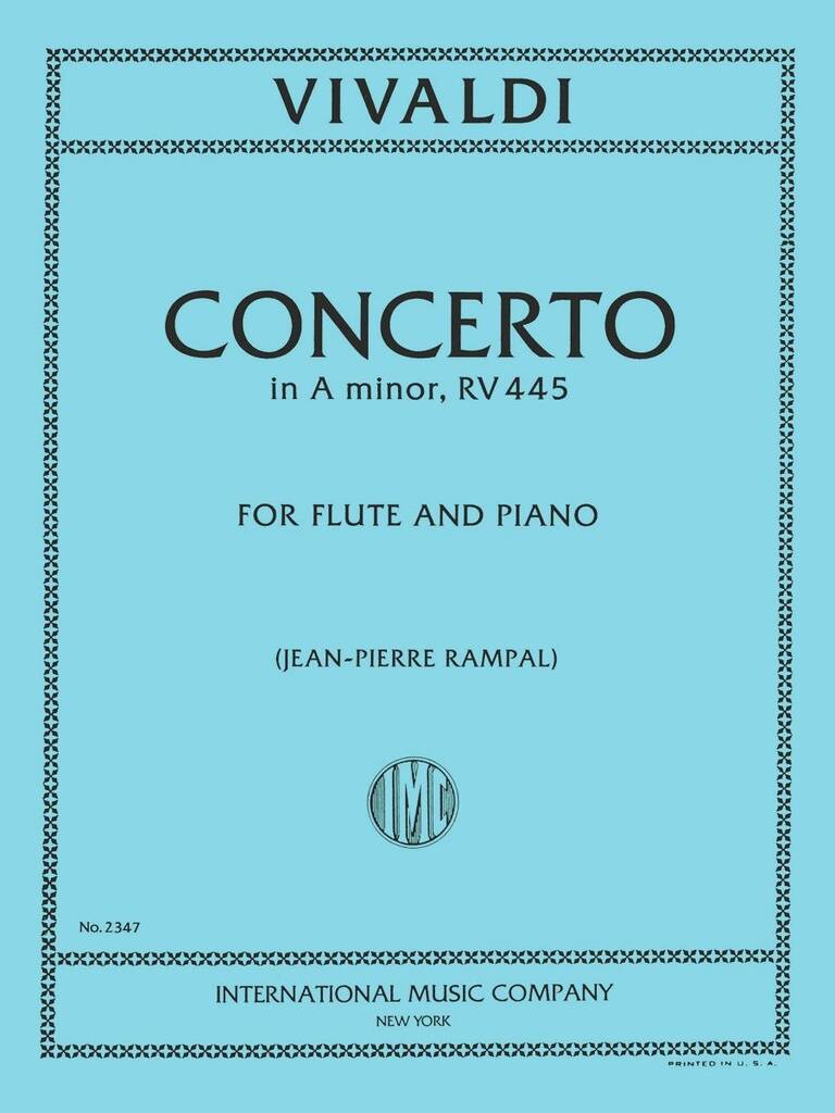 Concerto F Vi N. 9 La M. (Rampal)