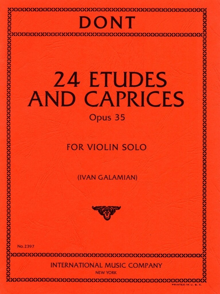 Studi E Capricci Op. 35 (Galamian)