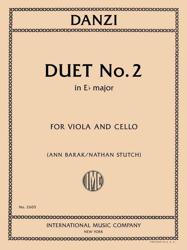 Duet No.2 In E Flat Major (Barak-Stutch)