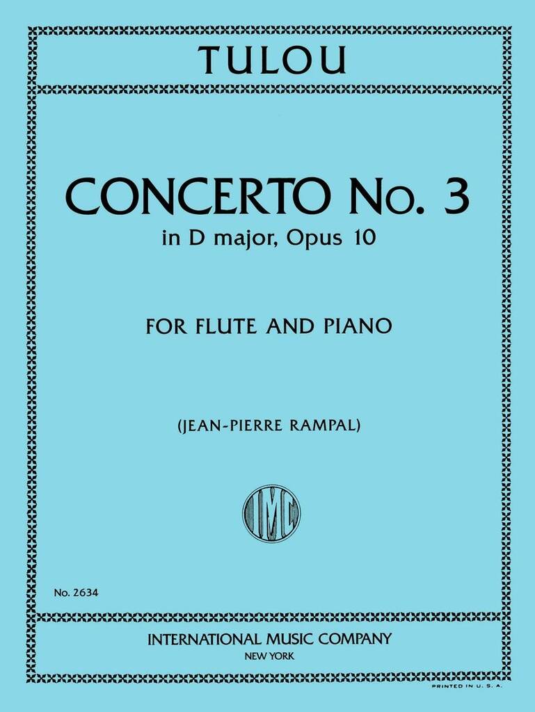 Concerto N. 3 Re Op. 10 O/P