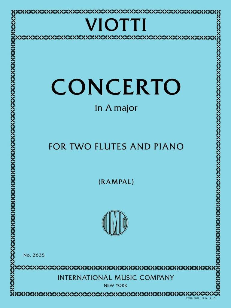 Concerto La 2Fl Pf