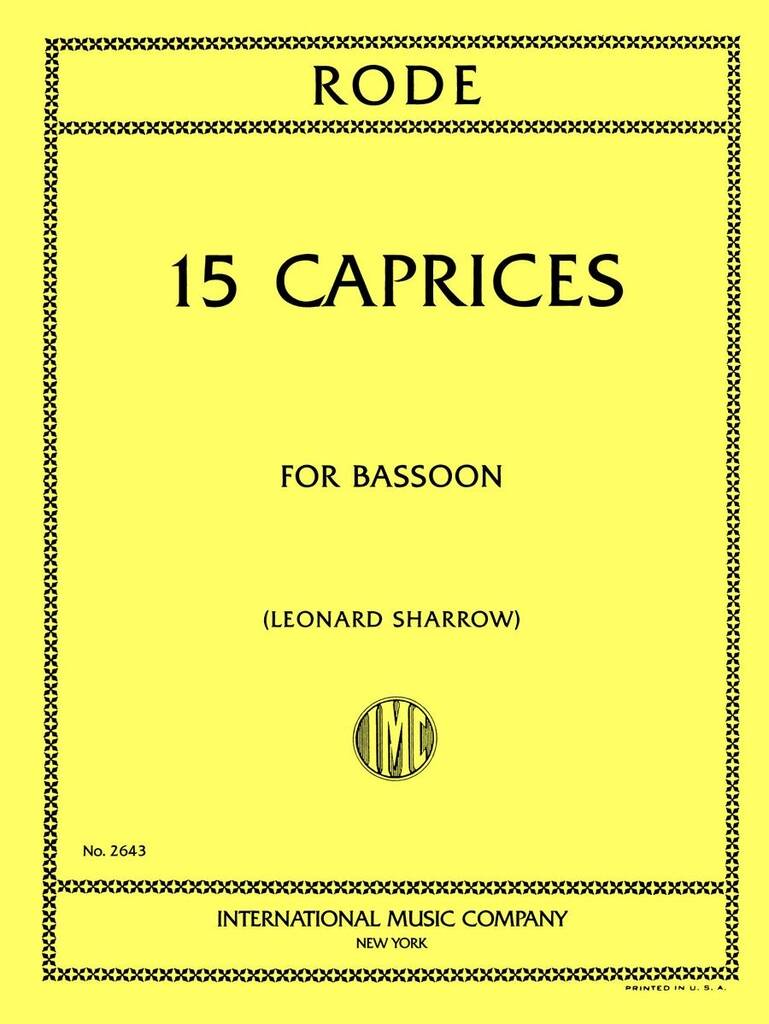 Capricci (15) (Sharrow)