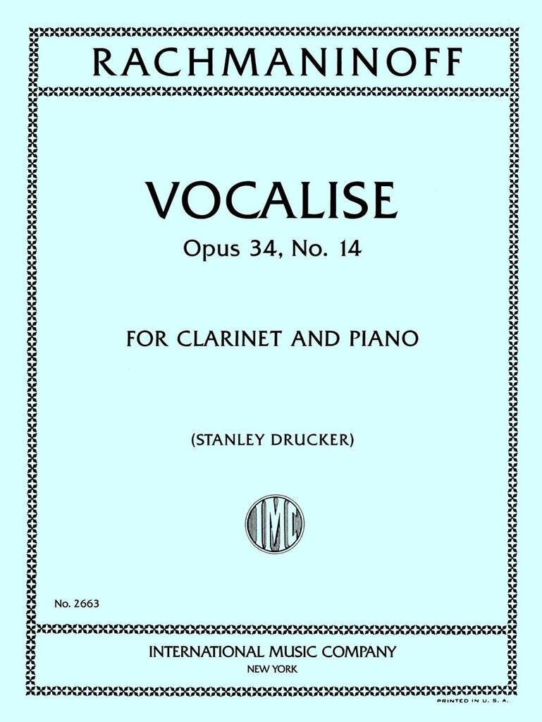 Vocalise, op. 34 No. 14