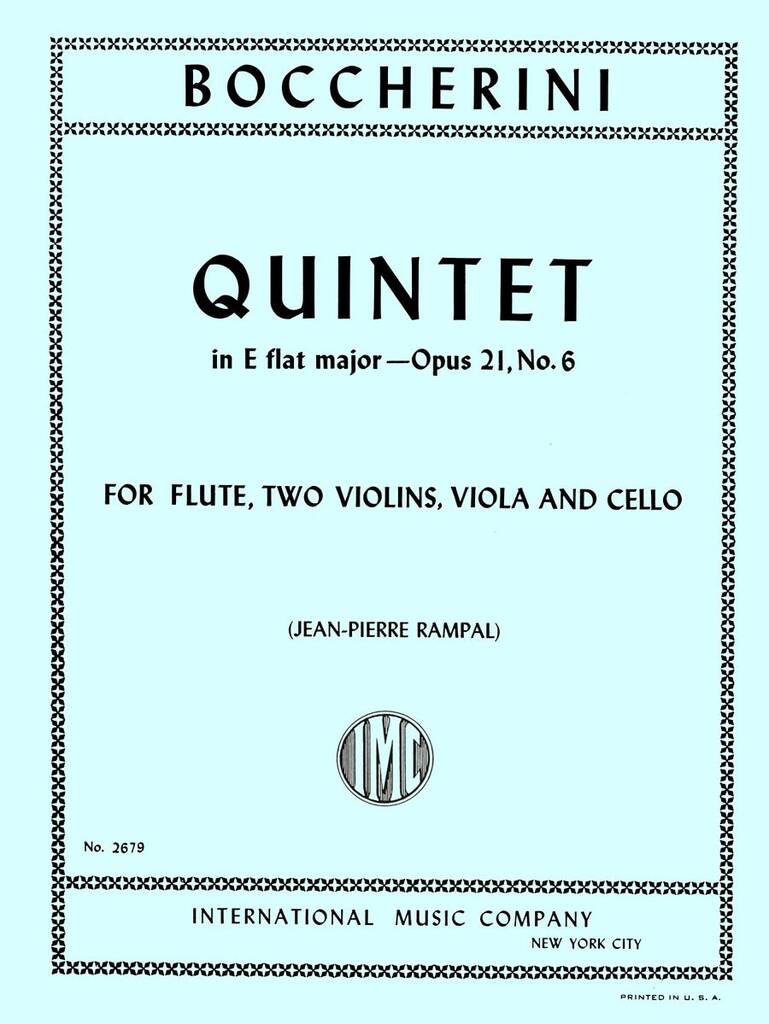 Quintetto Mi B. Op. 21 N. 6