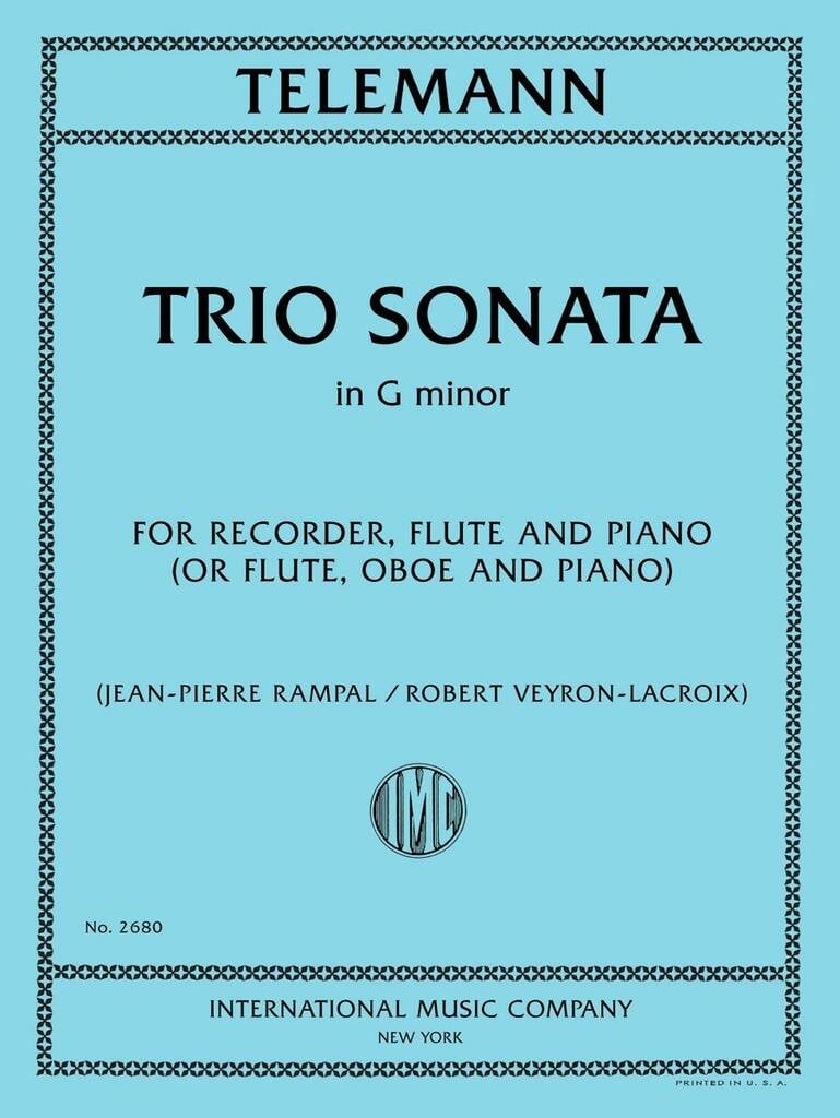 Trio Sonata In G Minor