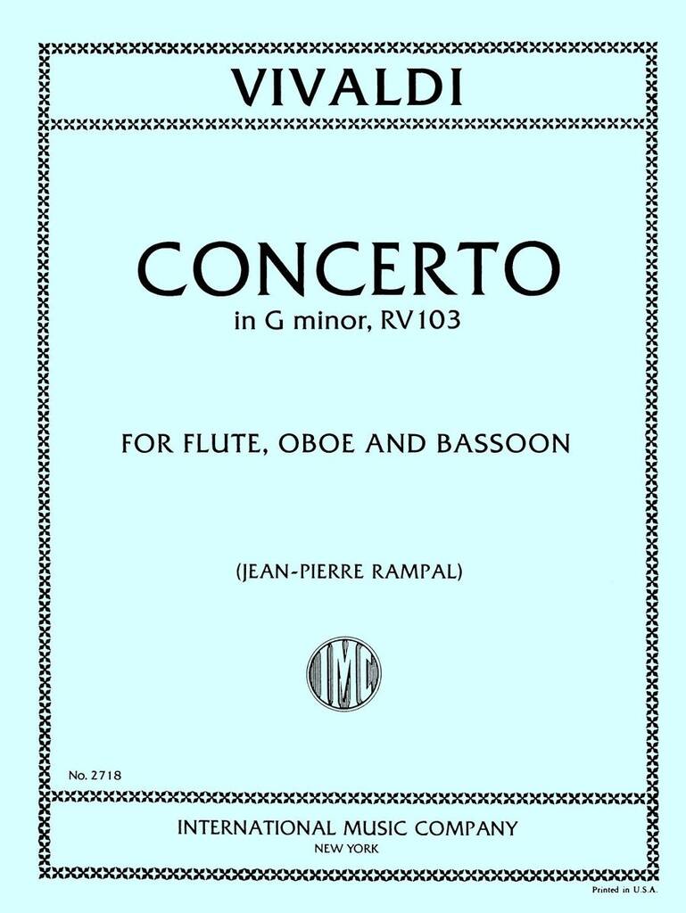 Concerto G Minor Rv 103 (Rampal)