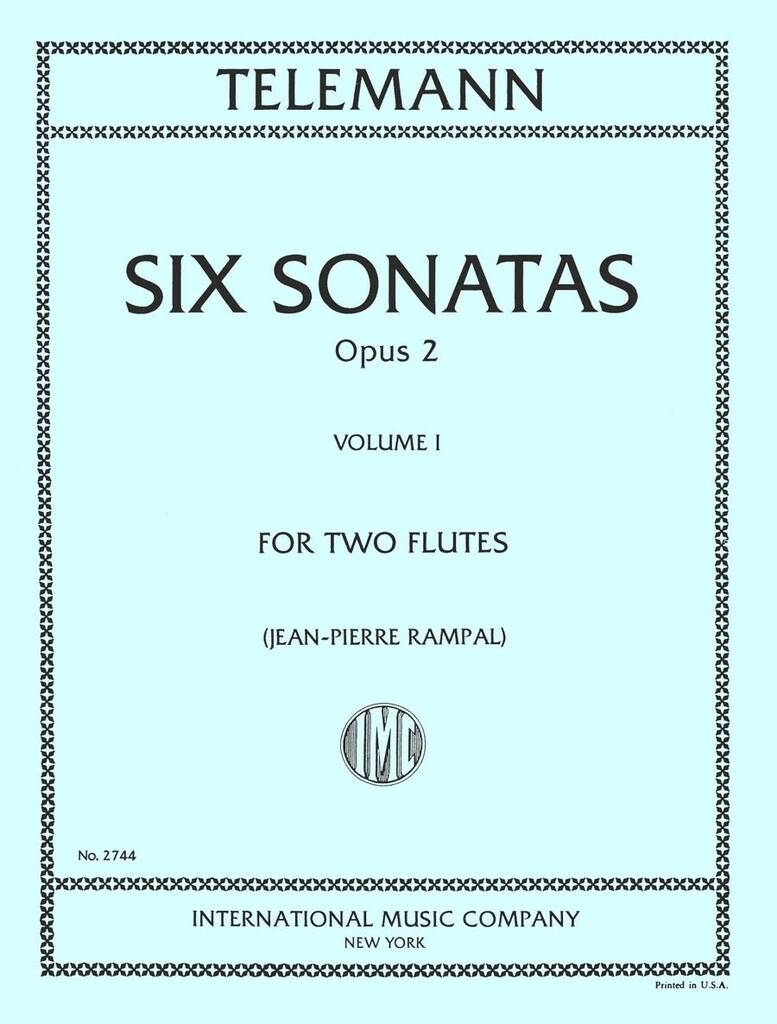 Sonate Op. 2 Vol. 1 (Rampal)