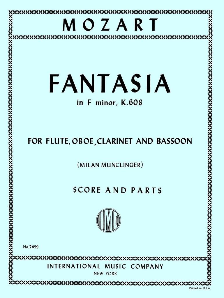 Fantasia Fa M. K 608 (Munclinger)