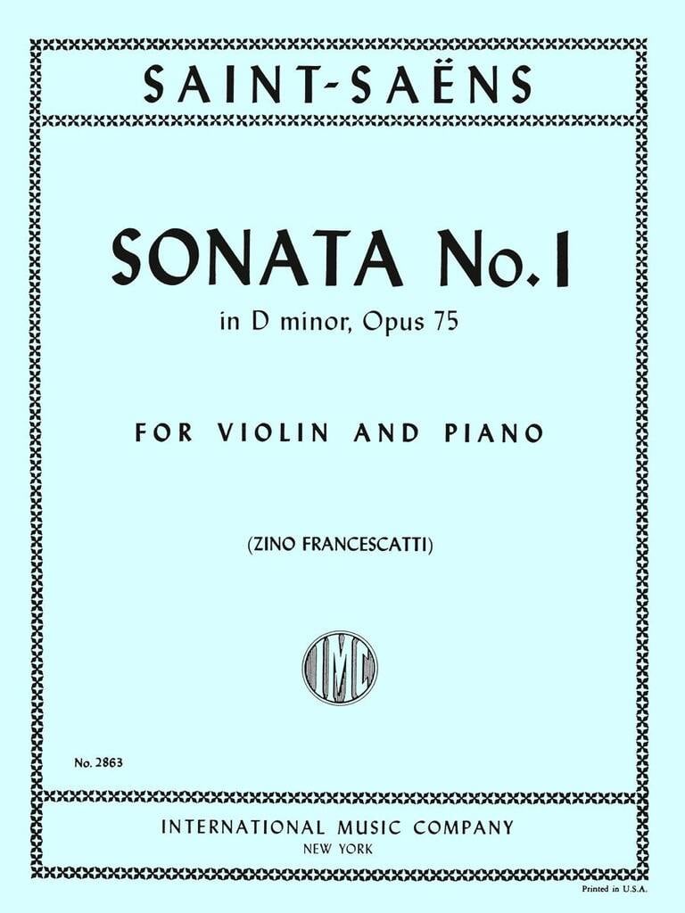 Sonata N. 1 Re M. Op. 75 (Francescatti)
