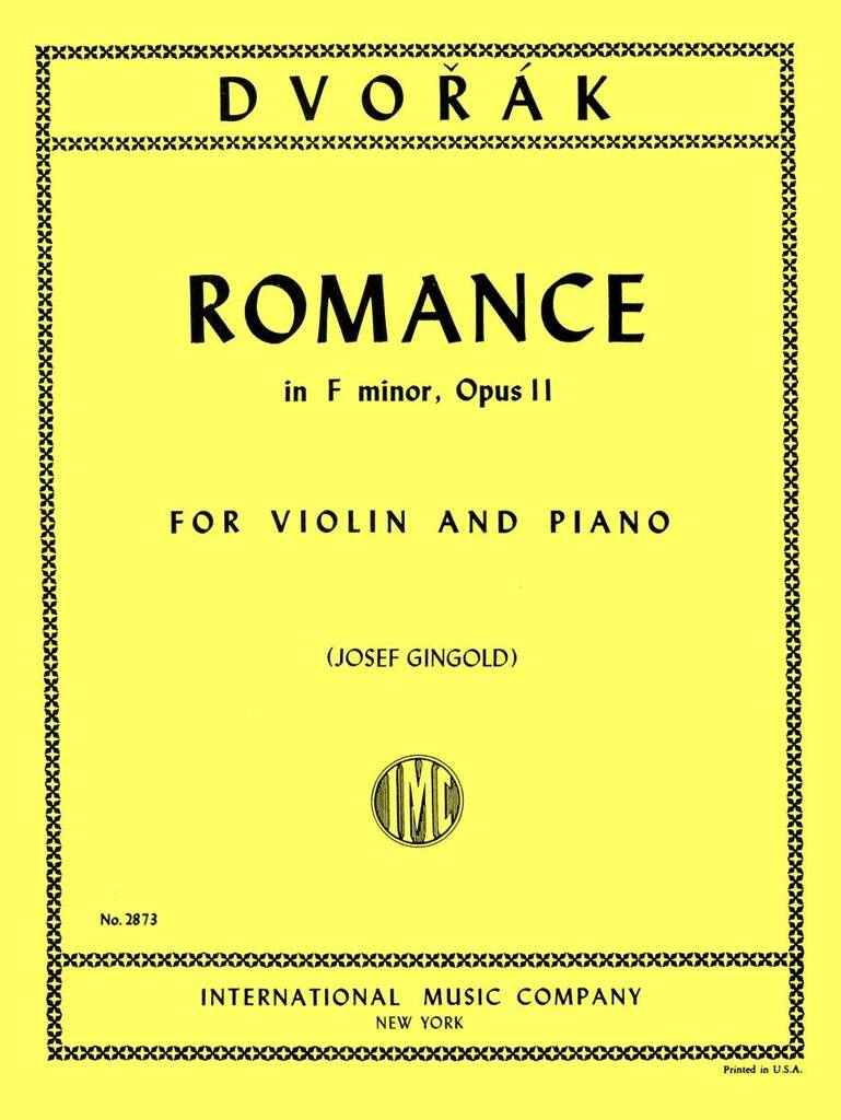 Romanza Fa M. Op. 11 (Gingold)