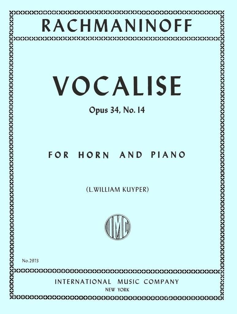 Vocalise Op.34/14