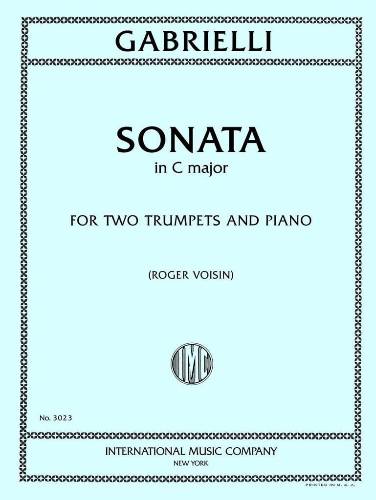 Sonata Do, 2Tr E Pf