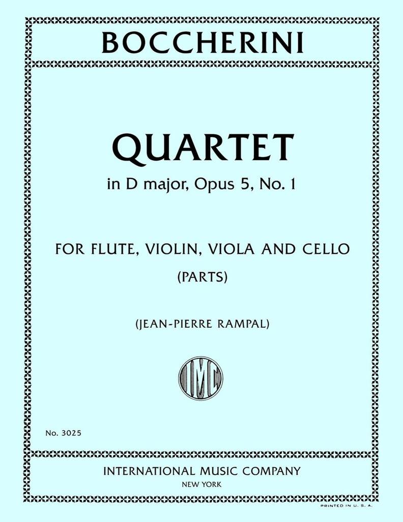 Quartetto Re Op. 5 N. 1 (Rampal)