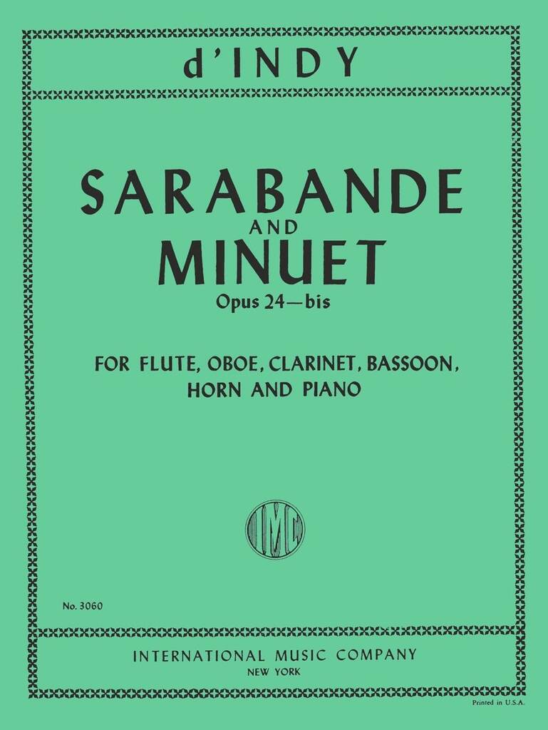 Sarabanda E Minuetto Op. 24B