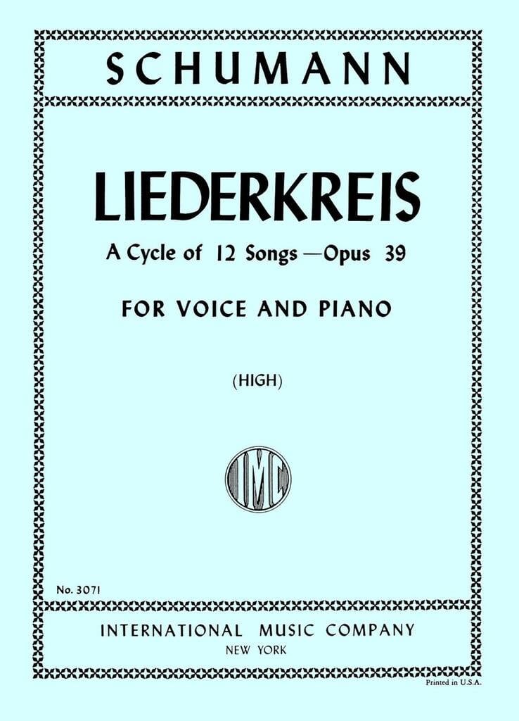 Liederkreis Op. 39 (Ted.-Ingl.) (Kagen)