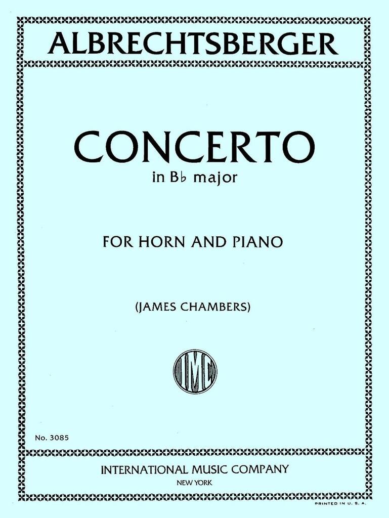 Concerto Si B (Fuss/Chambers)