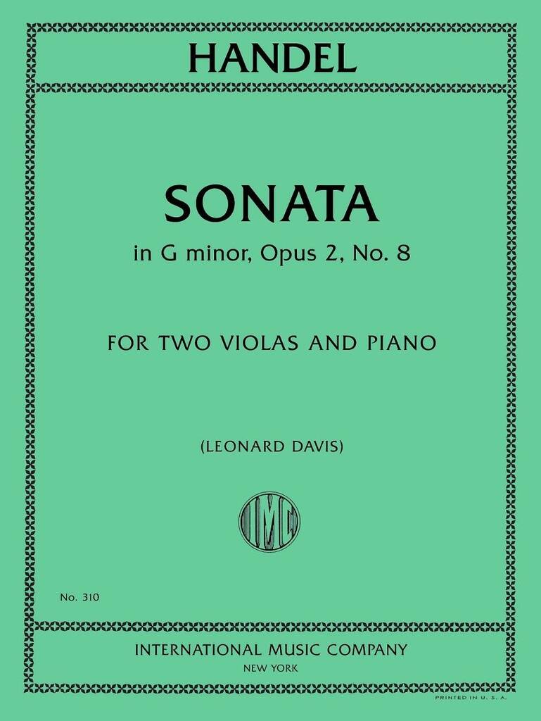 Sonata In G M. Op. 2 N. 8