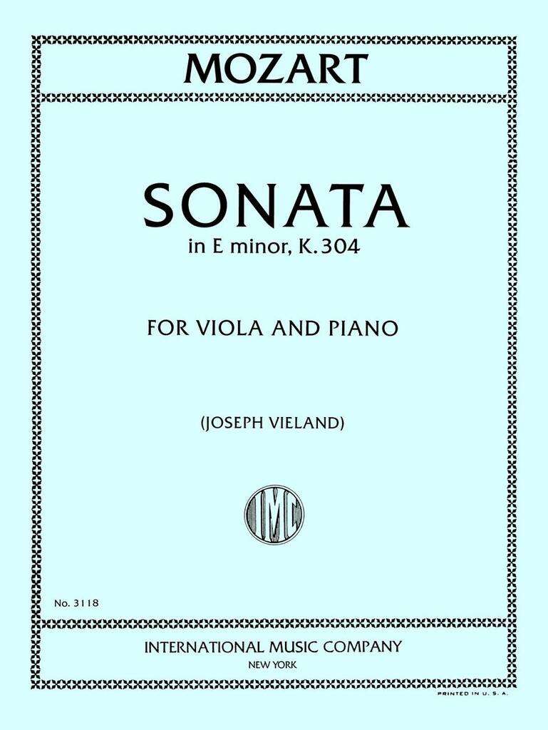 Sonata Mi M. K 304 (Vieland)
