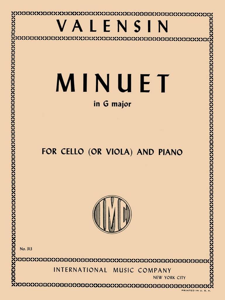 Minuet In G (Bazelaire-Katims)