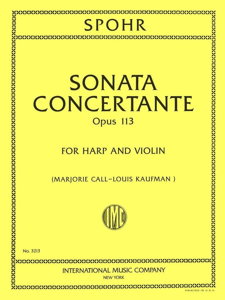 Sonata Concertante Op.113 Vn E Arpa (Call/Kaufman)