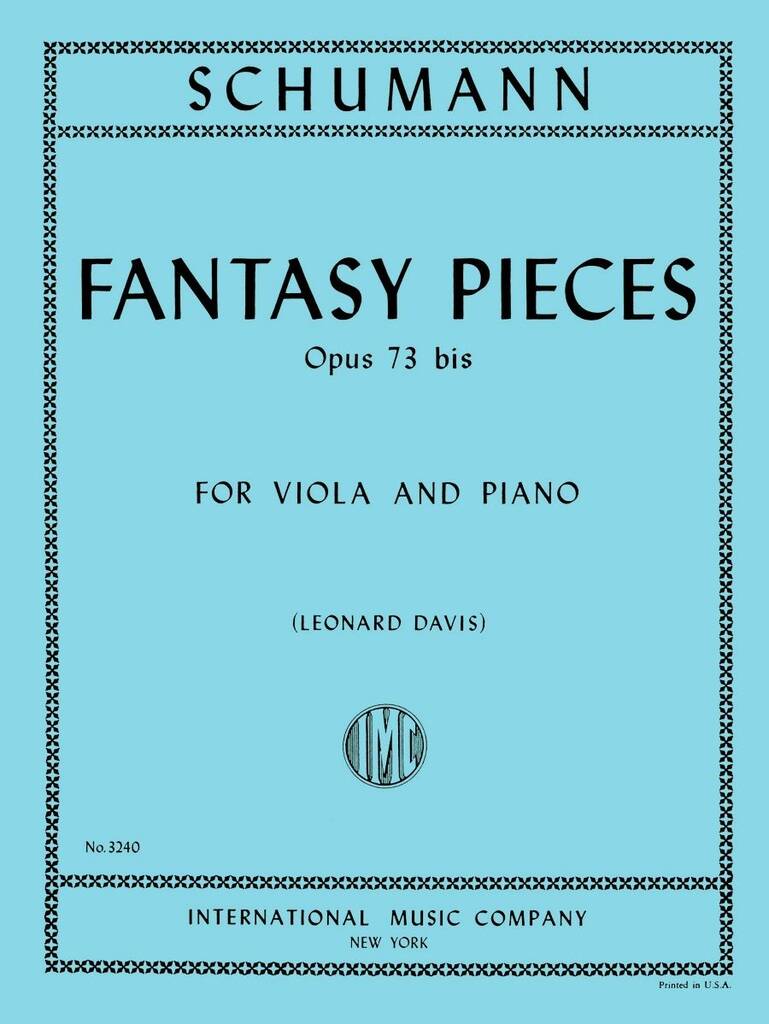 Fantasy Pieces Op. 73 Bis (Davis)