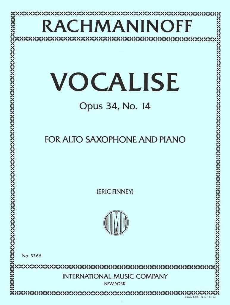Vocalise Op.34/14