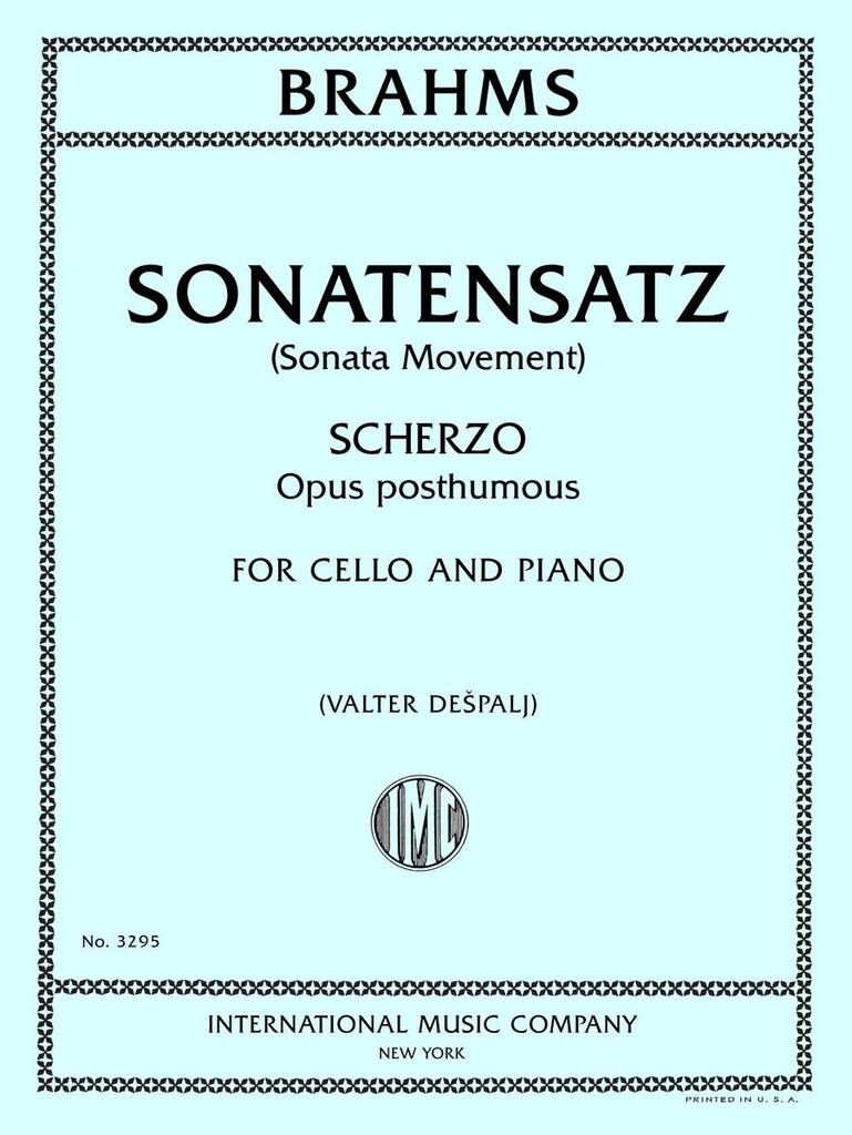 Sonatensatz (Scherzo) Op. Post.