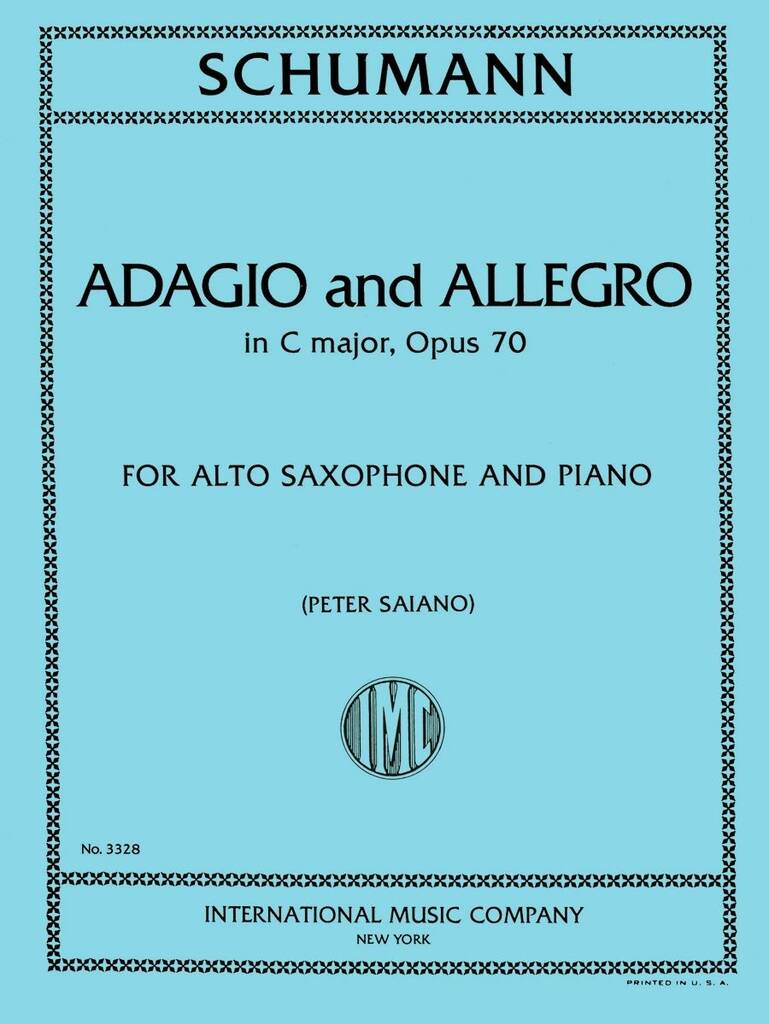 Adagio E Allegro In Do Op. 70 (Saiano P.)