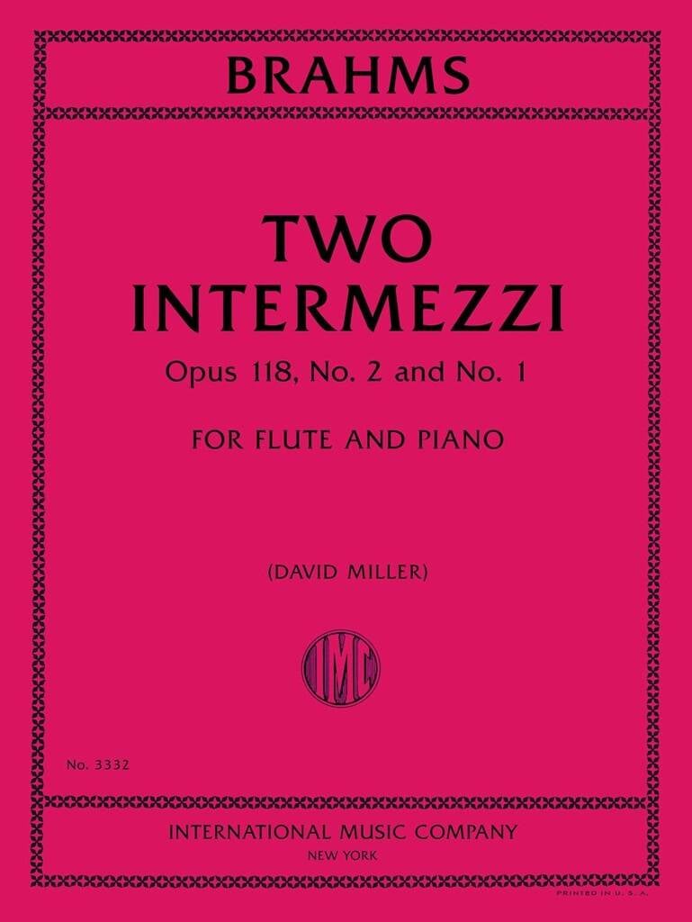 Intermezzi (2) Op. 118 (Miller)