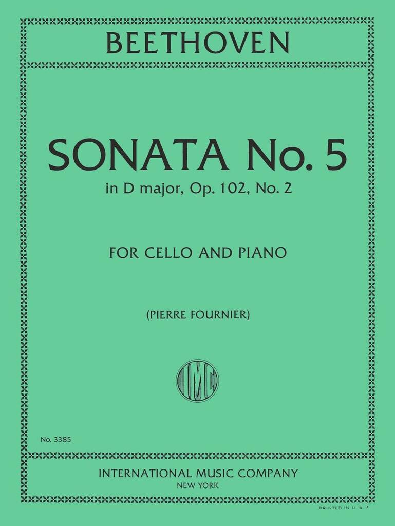 Sonata N. 5 Op. 102 N. 2