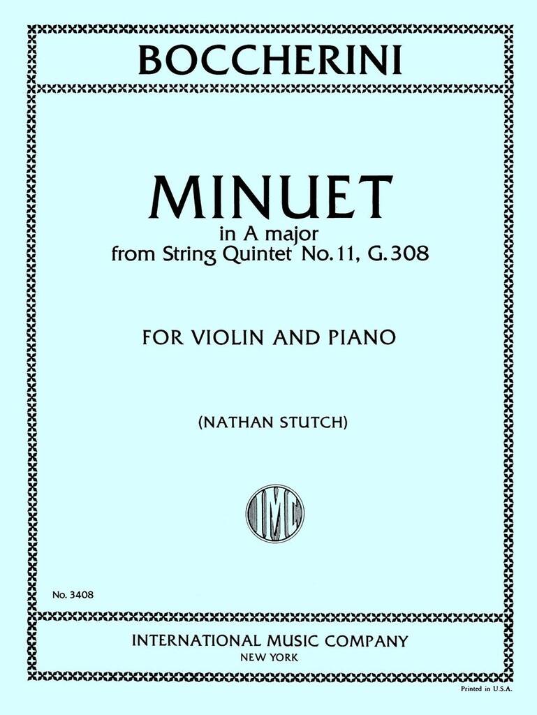 Minuetto La Dal Quintetto N. 11