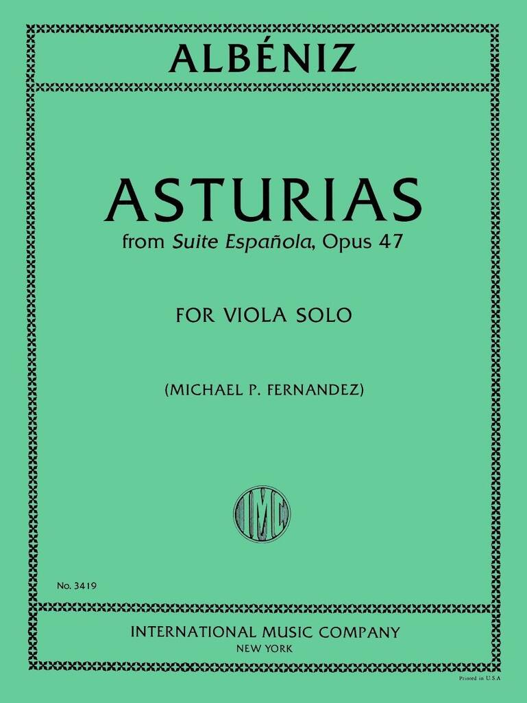 Asturias Op. 47