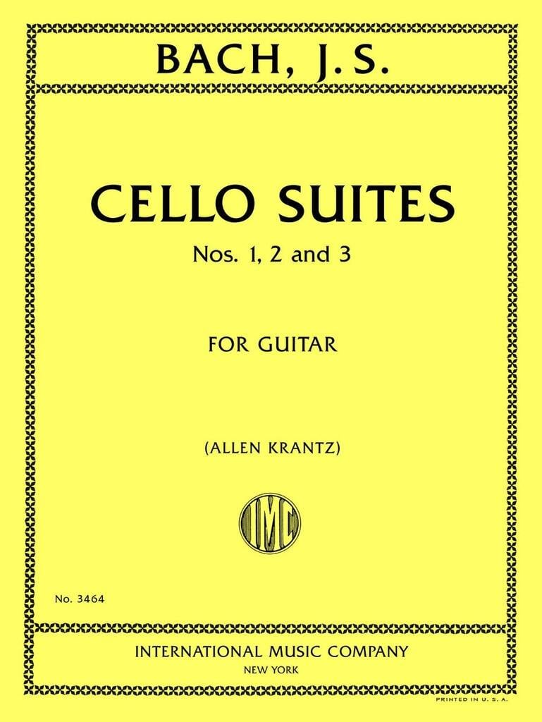 Three Cello Suites Tr. For Guitar (Krants)