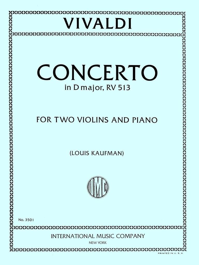 Concerto In D Major Rv513