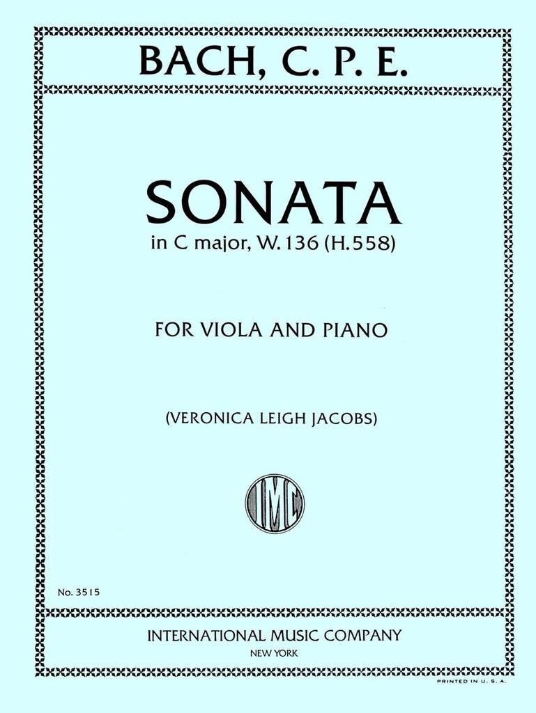 Sonata In Do W. 136 (H. 558) (V.L. Jacobs)
