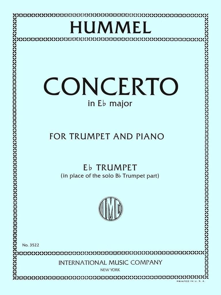 Concerto In Mi Bem (Parte Per Tromba In Mi Bem)