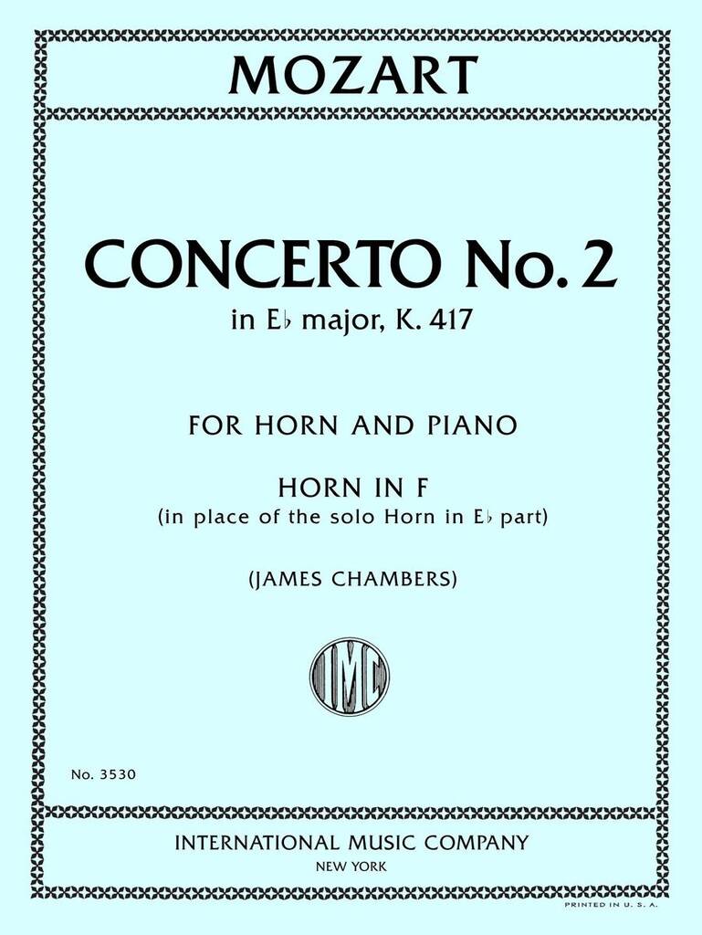 Concerto No2 In E Flat K417