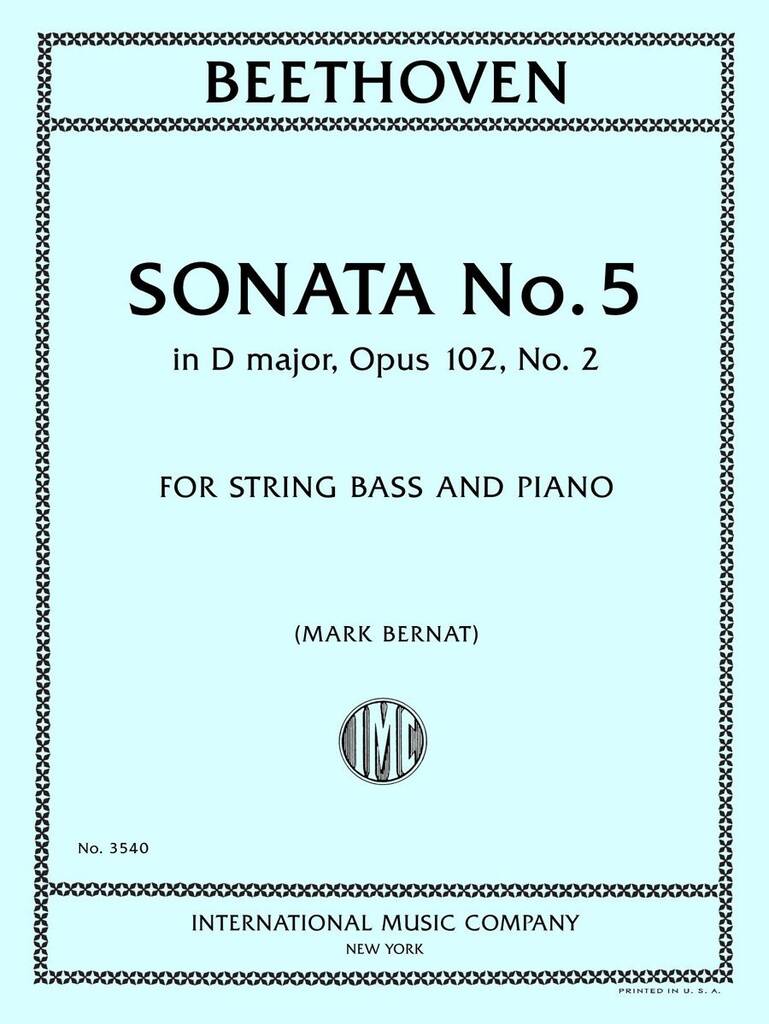 Sonata No5 Op102/2