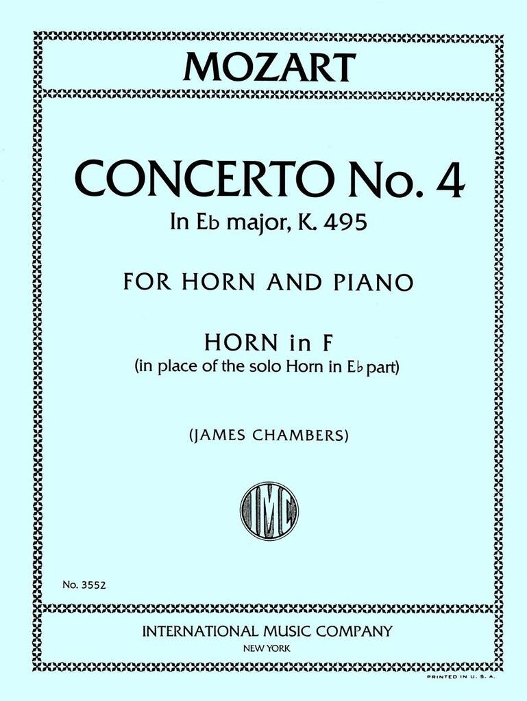 Concerto N. 4 In Eb Major, K. 495 (Chambers)