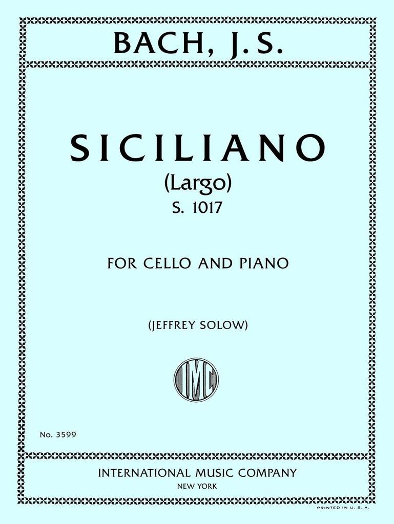 Siciliano (Largo) Bwv1017