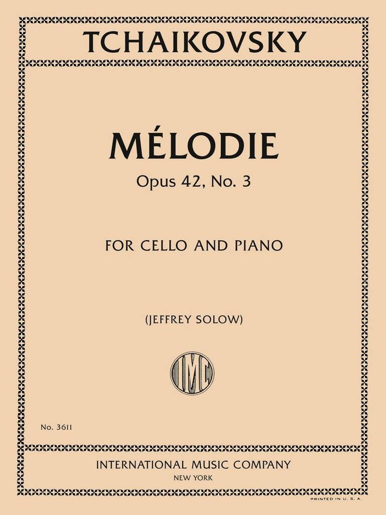 Melodie Op.42 No.3